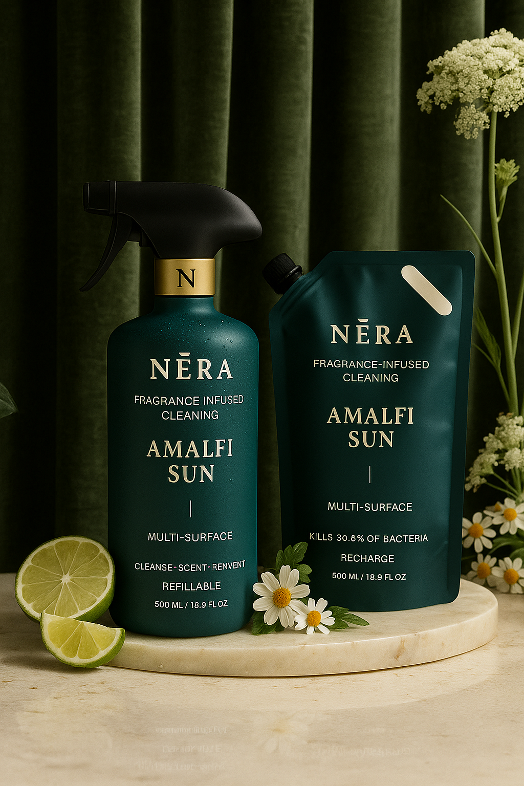 Amalfi Sun Multi Surface | Bathroom Spray Duo